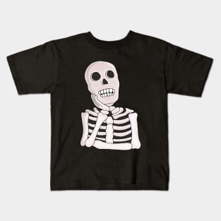 Thoughtful Skull Kids T-Shirt